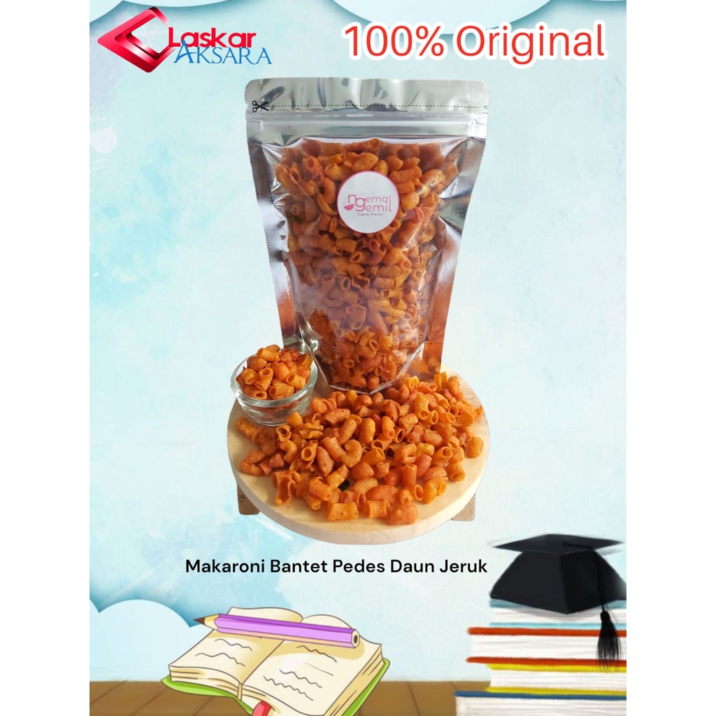 

Makaroni Bantet Pedas Daun Jeruk / Premium