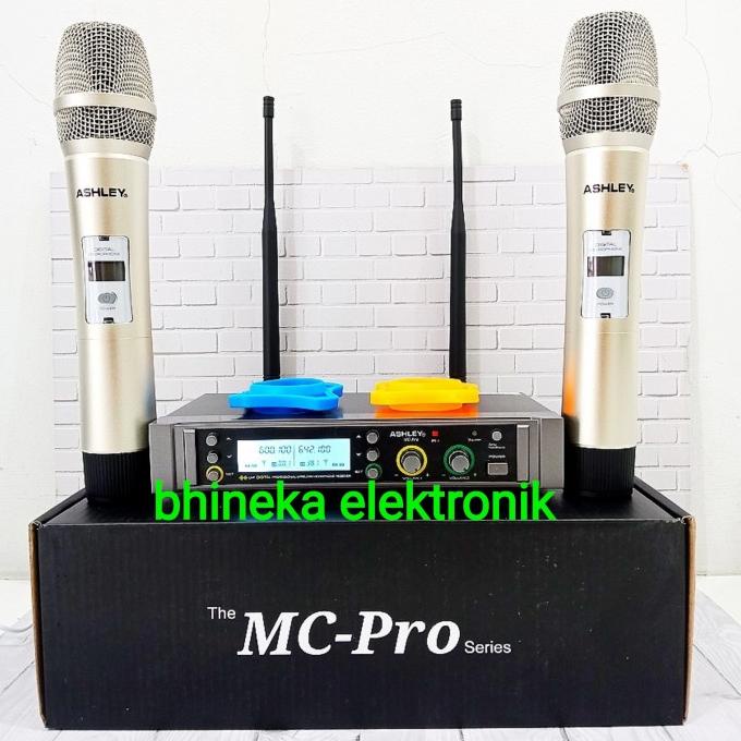 mic wireless ashley mc pro WITH ANTI FEEDBACK ORI
