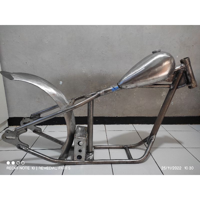 Rangka Custom Model Chopper, Paket Rangka chopper Murah, Paket Hemat Rangka Chopper, Tangki Chopper,