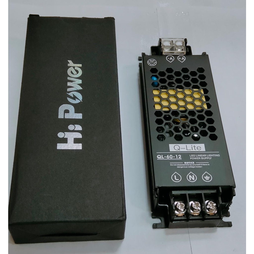 TRAVO 12V 60W QLITE / LED POWER SUPPLY / TRAFO 12V / POWER SUPPLY LED