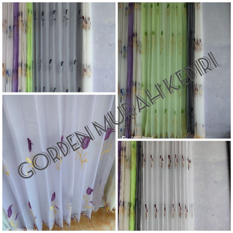 Vitrase / Dalaman Gorden tanpa poni