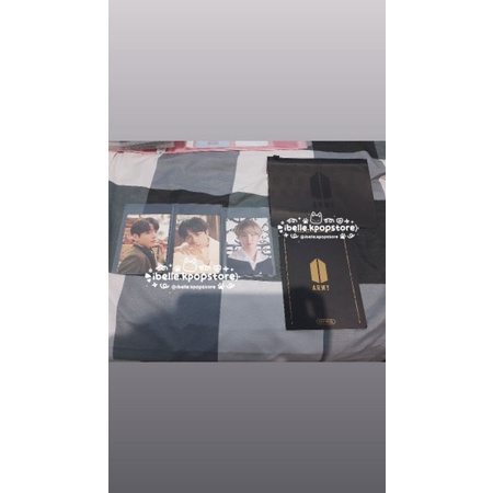 WTS READY KAMAR SHARING BTS ARMY ZIP ARMY KIT MEMBERSHIP 7TH OFFICIAL POUCH PHOTOCARD MPC BTS ARMYKI
