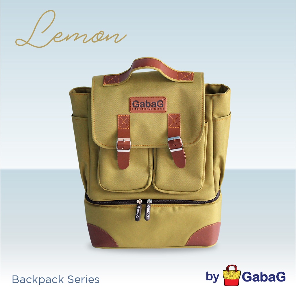 Gabag - Cooler Bag - Thermal Bag Lemon / Kinan Backpack -JB