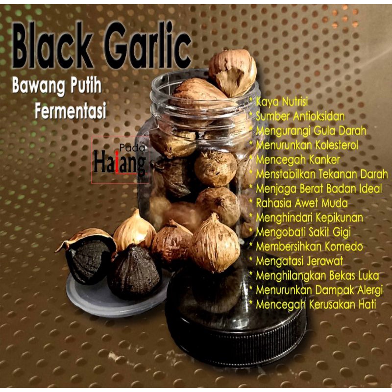 Black Garlic Tunggal/ Bawang Tunggal Hitam / Bawang Herbal