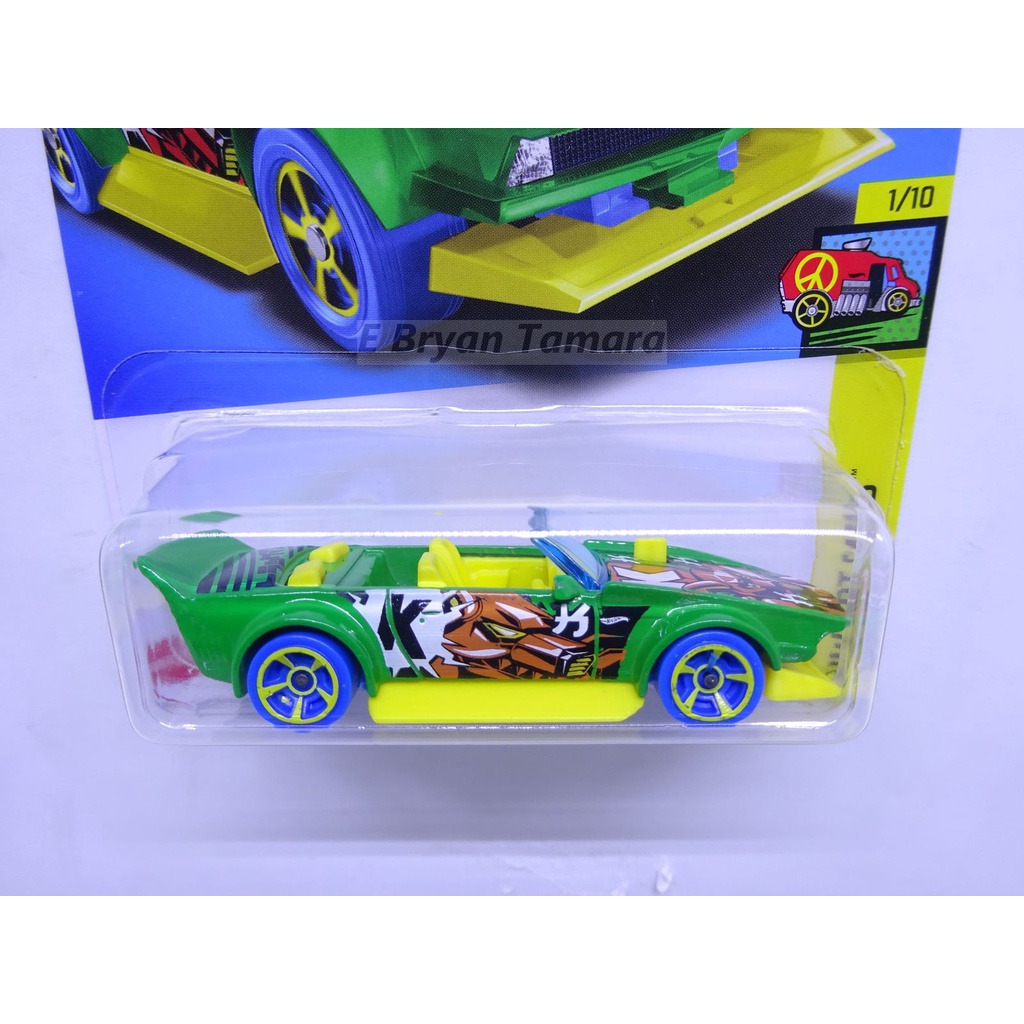 Hot Wheels Track Manga Hijau Kuning