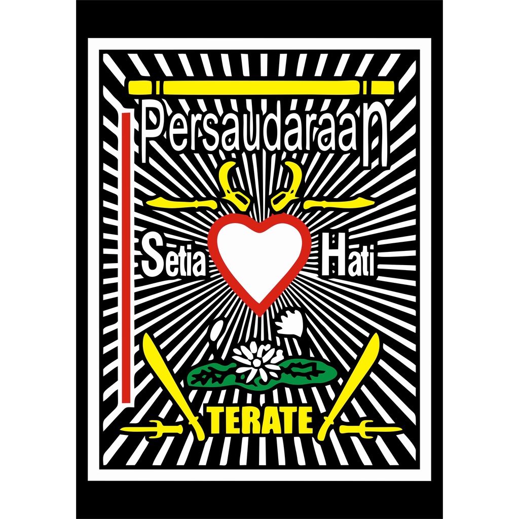 SABLON DTF SIAP PRES SABLON PSHT HATI BERSINAR SABLON PRES STRIKA