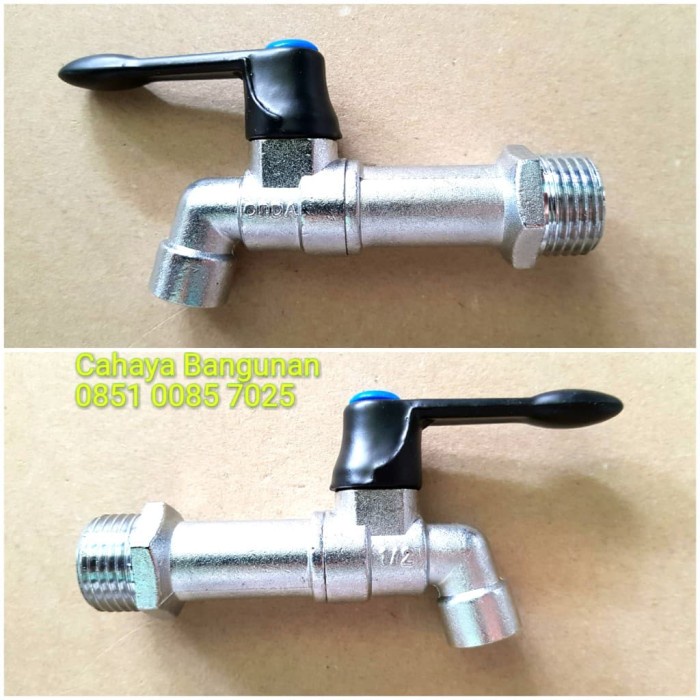 [BISA COD] Keran Kran Air Besi Tembok Taman Mesin Cuci Onda Bl 3/4 Inch 3/4Inch / Perlengkapan Rumah