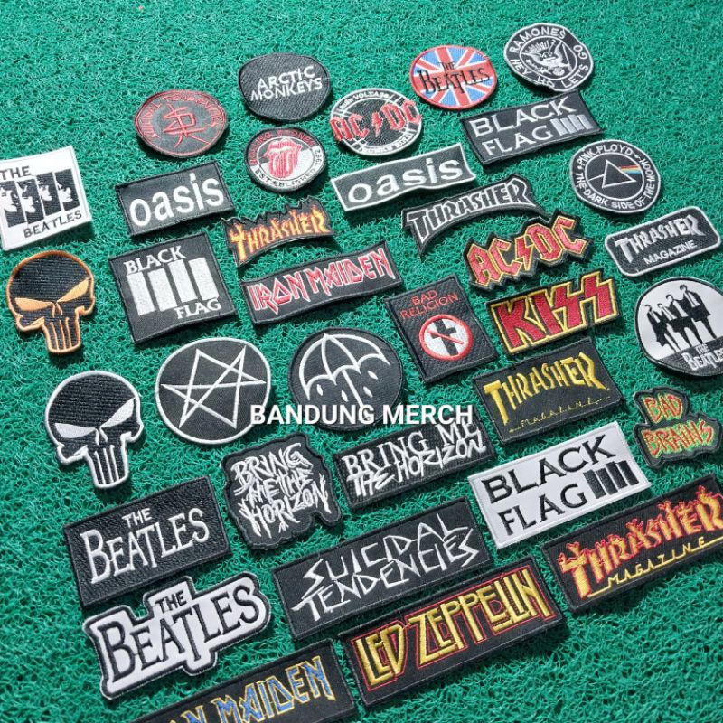 PATCH BORDIR / PATCHES MUSIK BMTH - THE BEATLES THRASHER PREMIUM BEST QUALITY