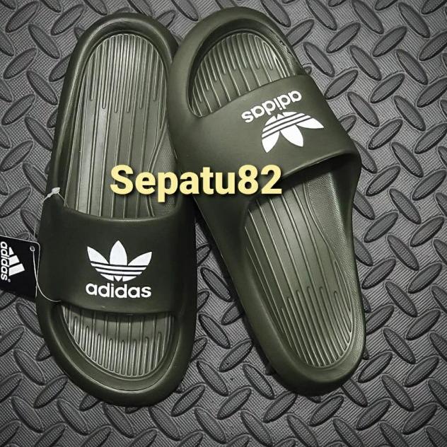 SANDAL KARET SANDAL PRIA SANDAL KAMAR MANDI SANDAL SELOP SANDAL COWOK - Putih, 41
