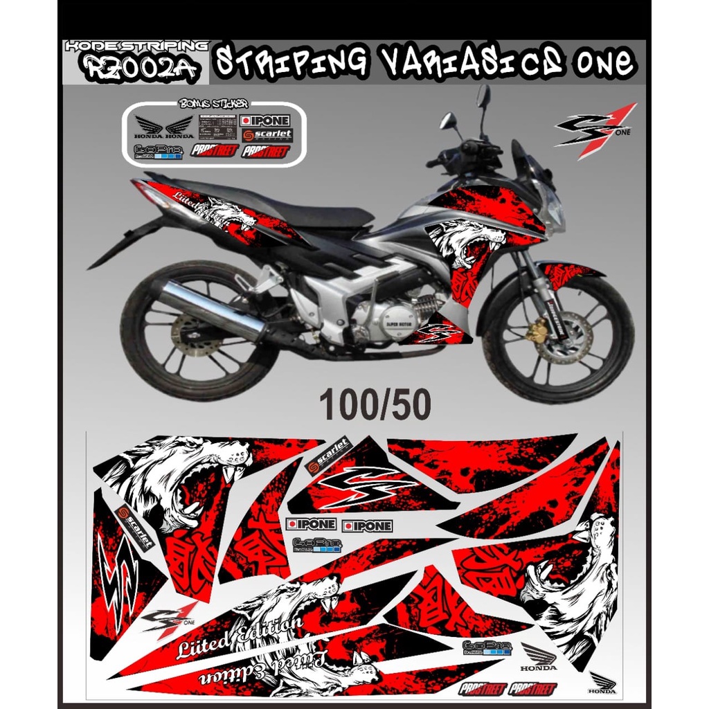 Striping CS ONE / decal CS ONE / variasi CSONE