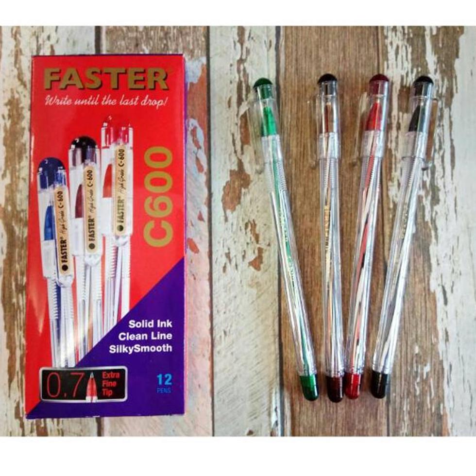 

PALING DICARI (PAM)Pulpen Faster C600 (12 pcs) ღ 883