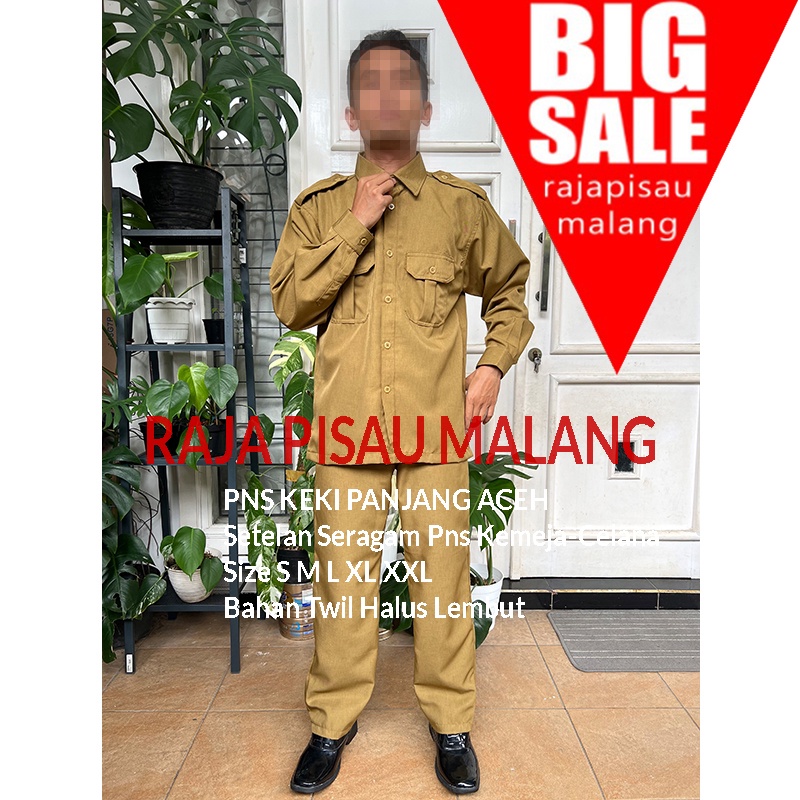 RPM Pns keki Seragam Pemda pria lengan panjang YD