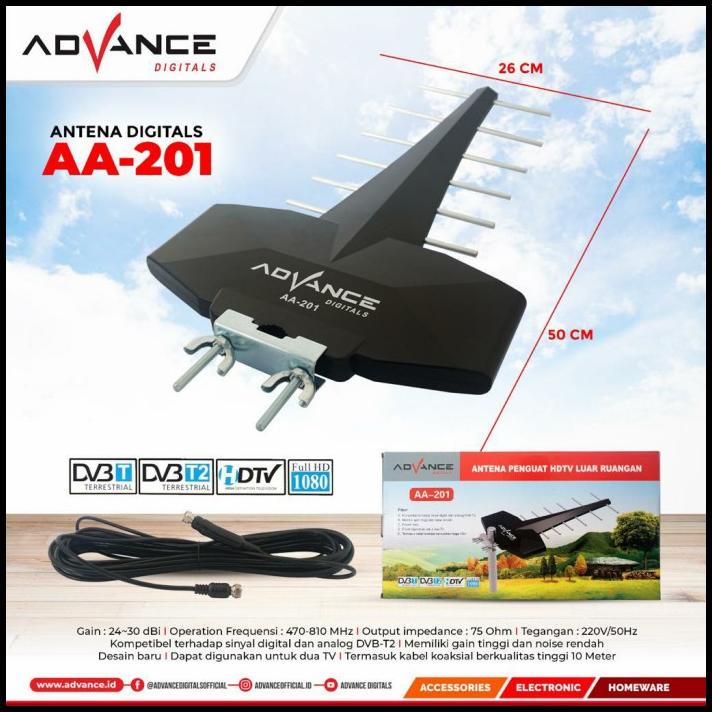 Antena Tv Led Lcd Digital Advance Aa 201 Aa201
