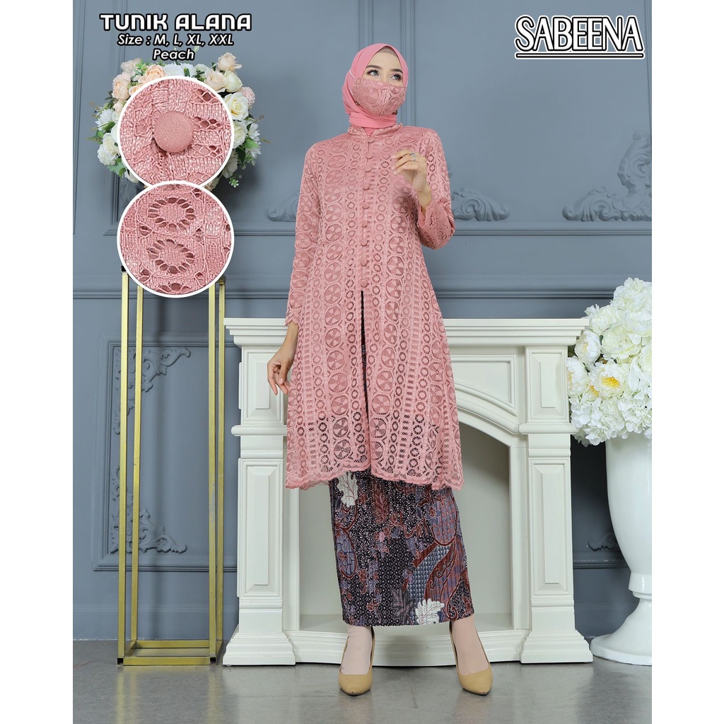 HARGA PROMO 2022 KEBAYA KANCING SERIBU/ Kebaya modern / brukat MALIKA BUSUI FRENDLY