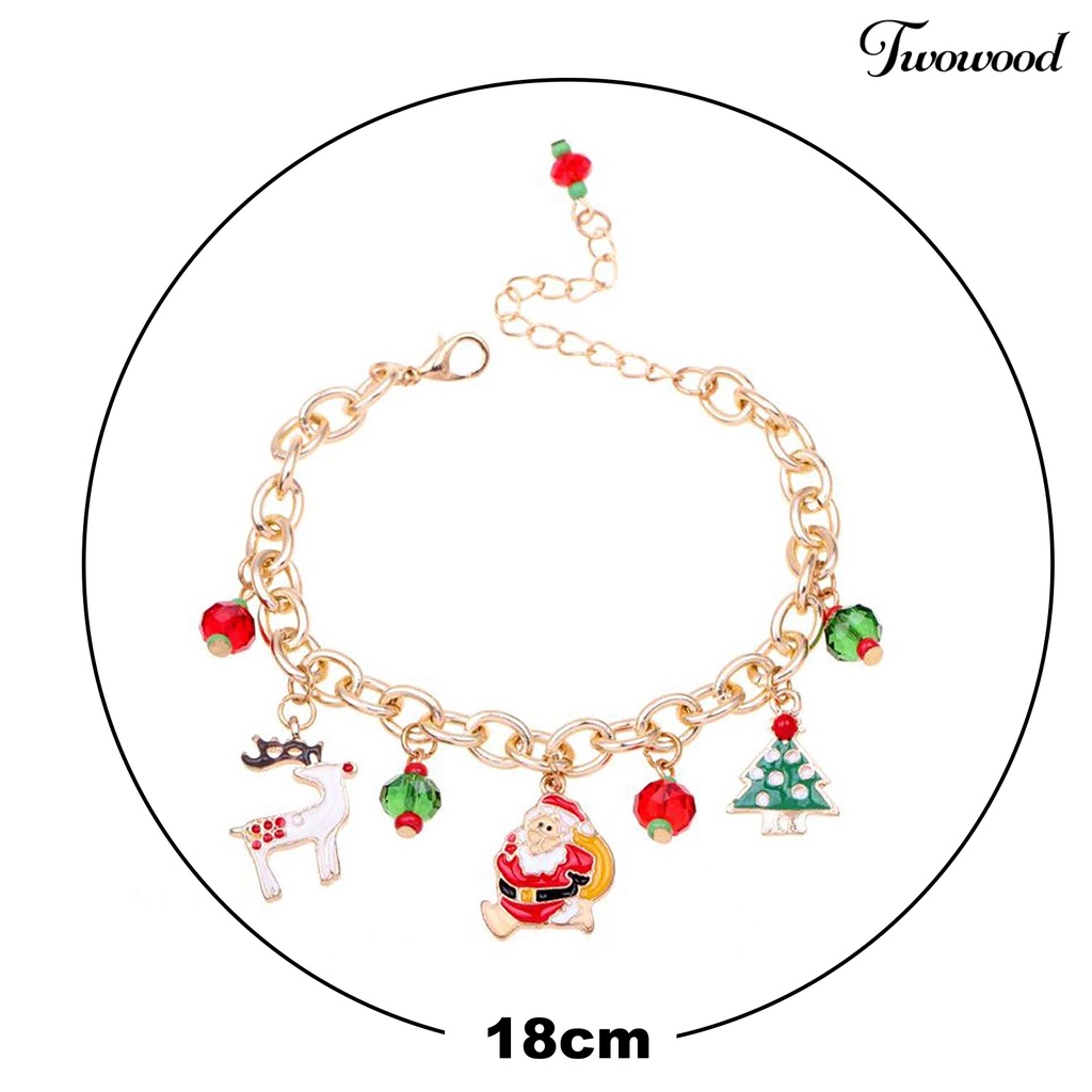 Gelang Rantai Desain Santa Clause Untuk Natal