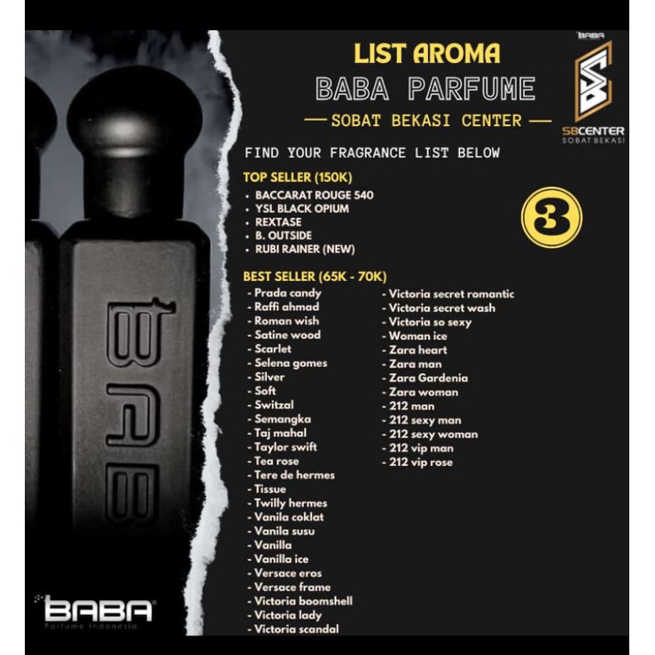 Parfum Baba Original