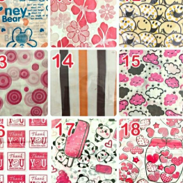 

Kantong Plastik Soft Handle/Softhandle Motif Jumbo 45x50 - 8. HK Pink