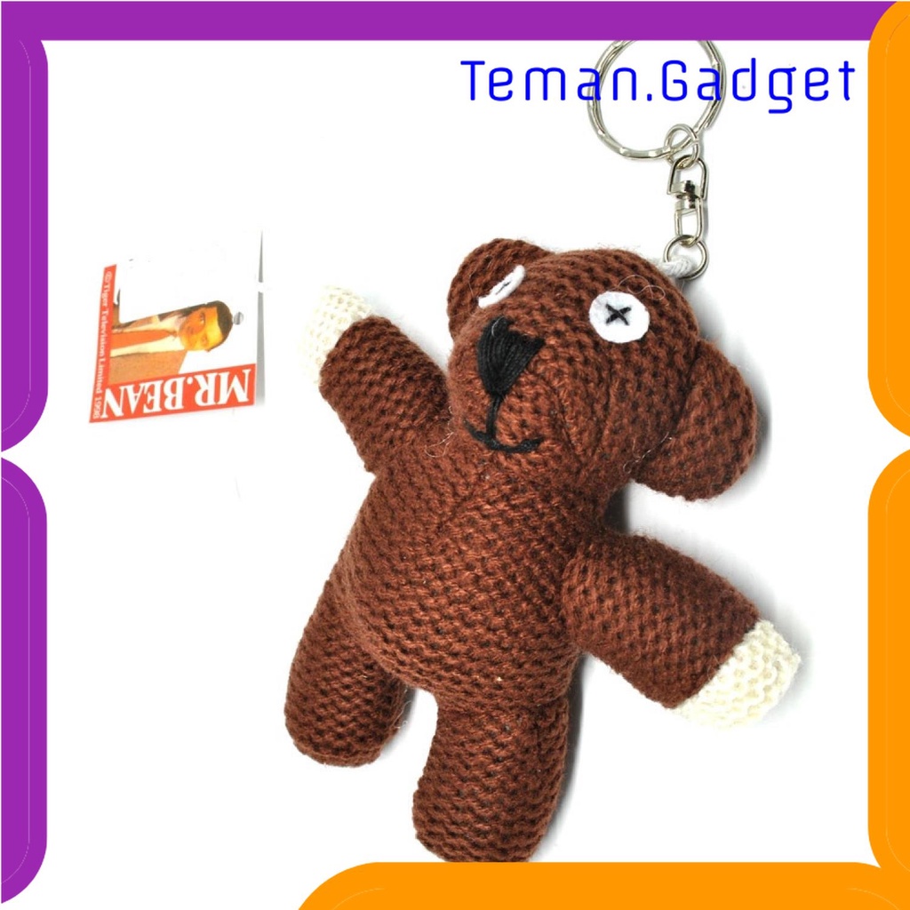 TG-MAN Mr. Bean Teddy Bear Plushy Key Chain Boneka Gantungan Kunci