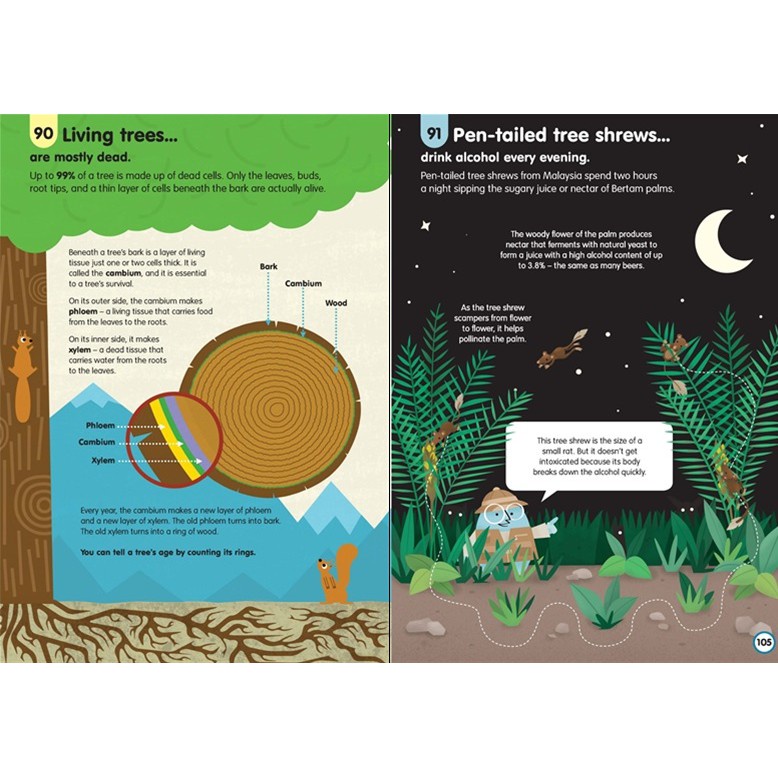 Usborne Book 100 things to know about Human Body Space Planet and more