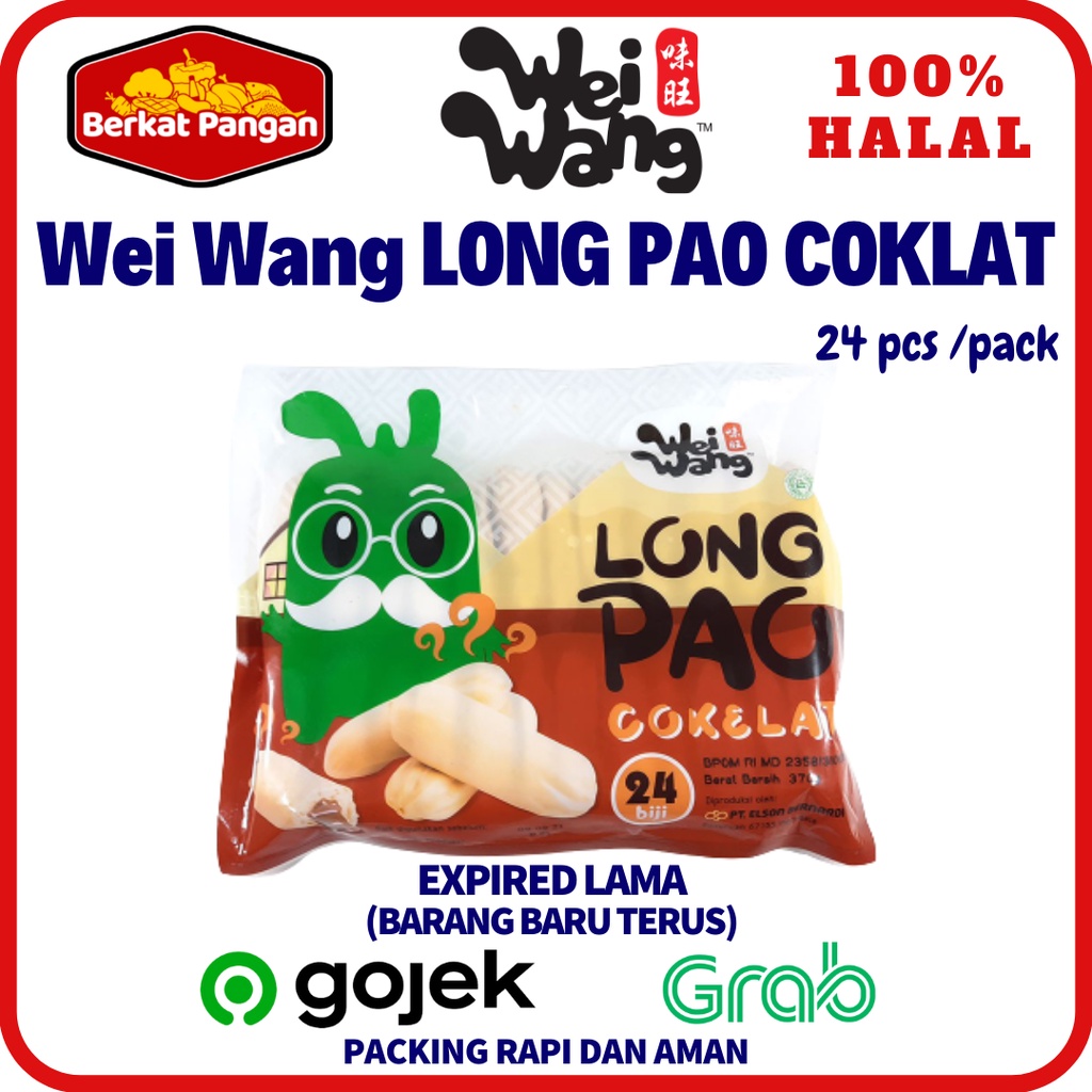 WEIWANG long pao coklat 24s 370gr