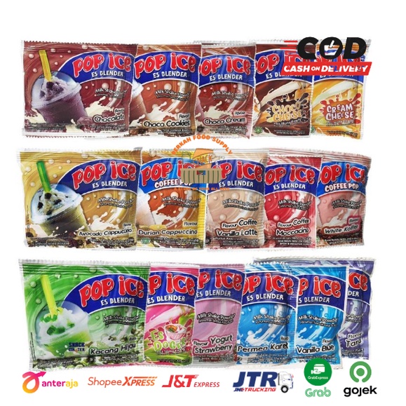 POP ICE Sachet Minuman Es Blender 25 gr BPOM/ Pop Ice Sachet