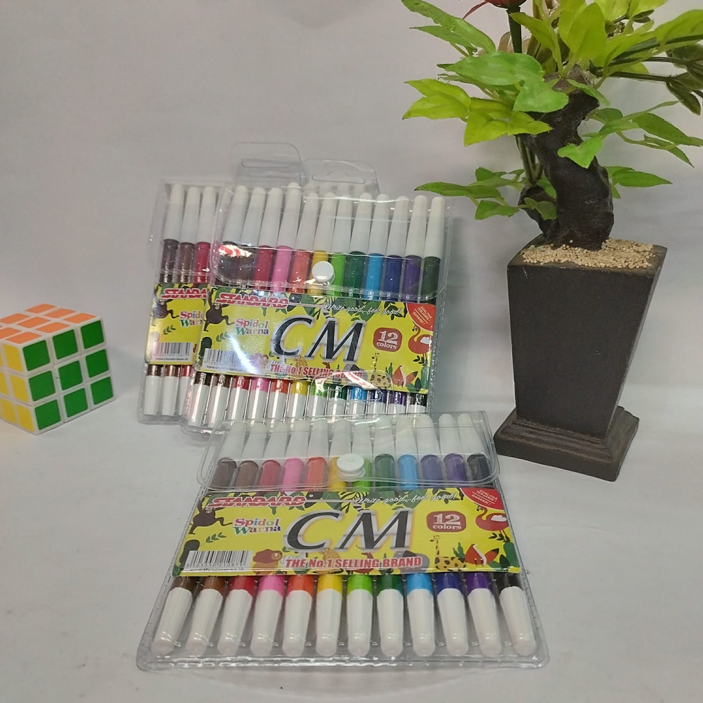 

Spidol Warna 1 Set 12W STANDARD CM2