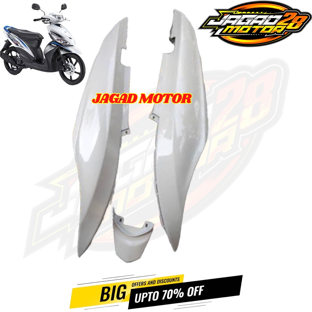Body Belakang Yamaha Mio J Putih / Cover Body Belakang Yamaha Mio J Putih / Body Belakang Samping Ka