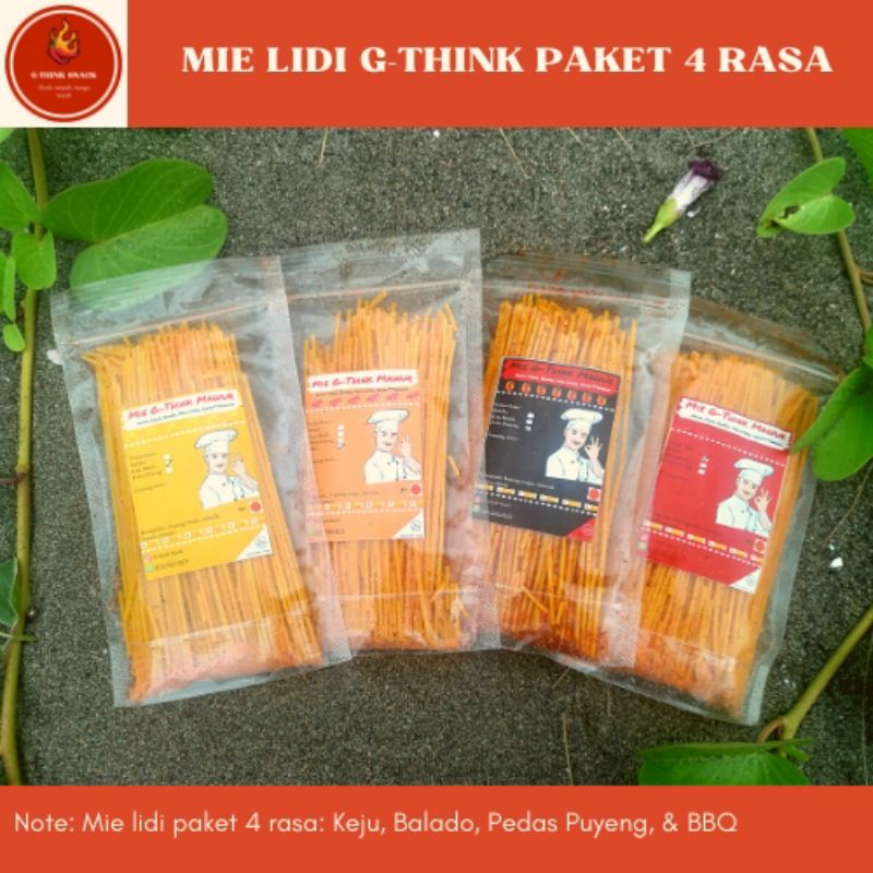 

Mie Lidi Paket 4 Rasa Bumbu Melimpah Harga Termurah