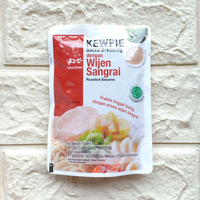

Kewpie Saus Salad Wijen Sangrai Sachet (10pcs@25ml)