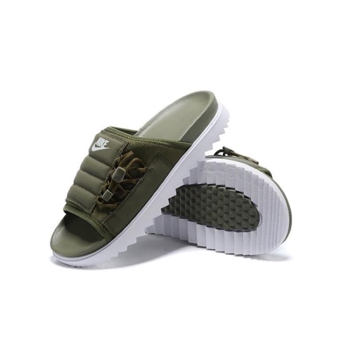Sandal Pria Nike Asuna Slide Olive Cargo Original Import