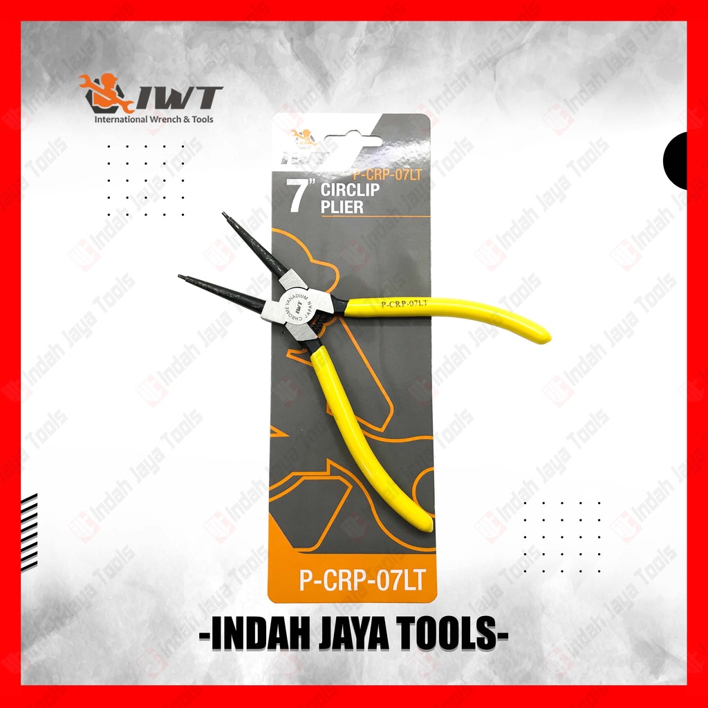 IWT Tang Snap Ring 7 Inch LURUS TUTUP Snapring - Circlip Plier