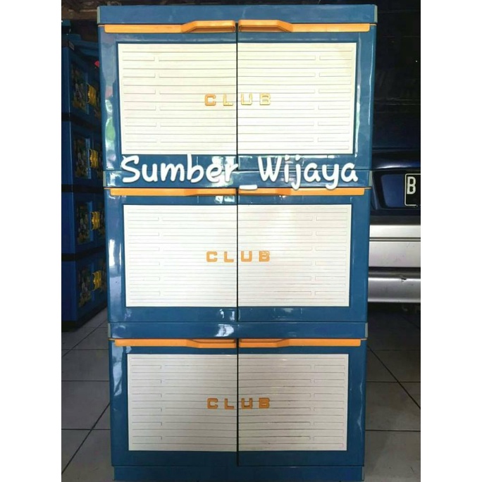 

Lemari Plastik Club Susun 3 (Besar) - CMMY stock ready