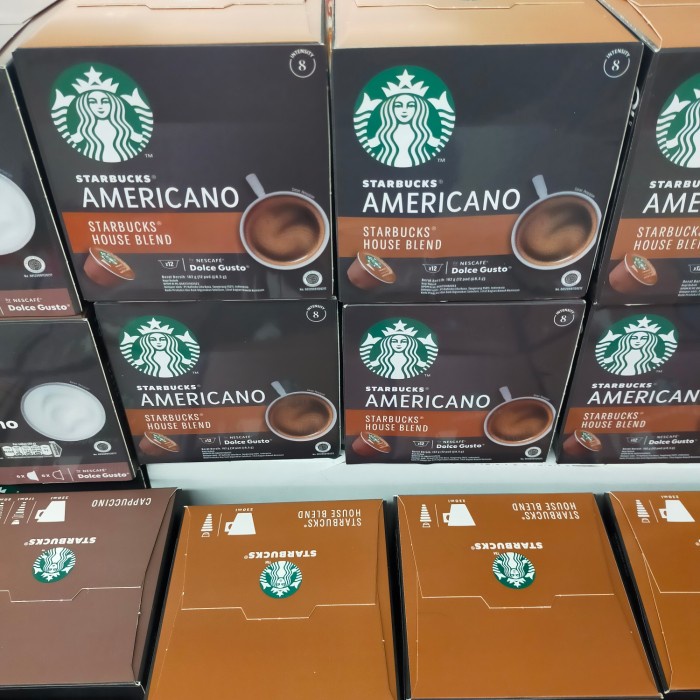 

NESCAFE DOLCE GUSTO STARBUCKS AMERICANO CAPSULE ISI 12POD KOPI COFFEE