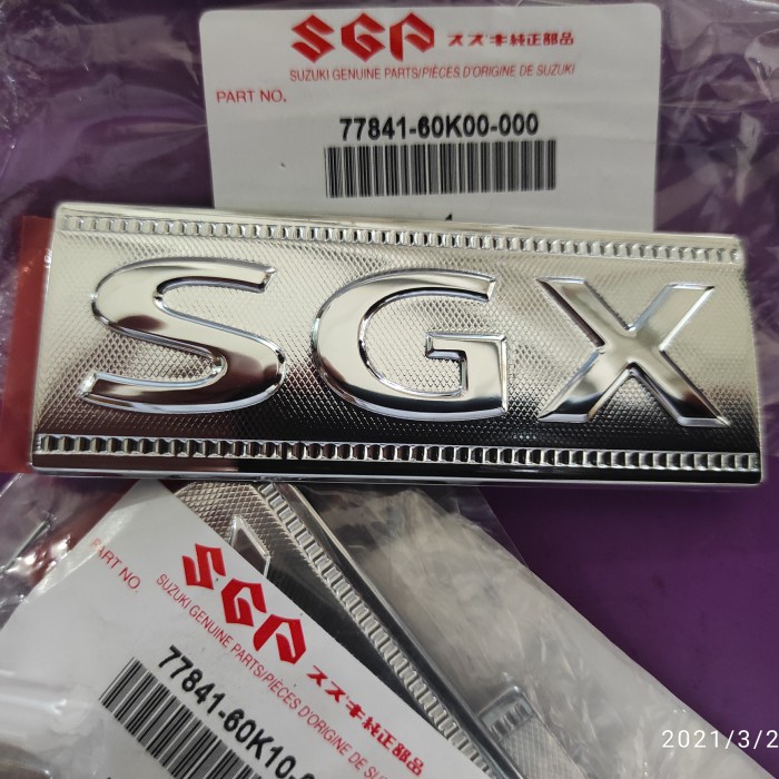 Emblem Tulisan SGX Apv Arena