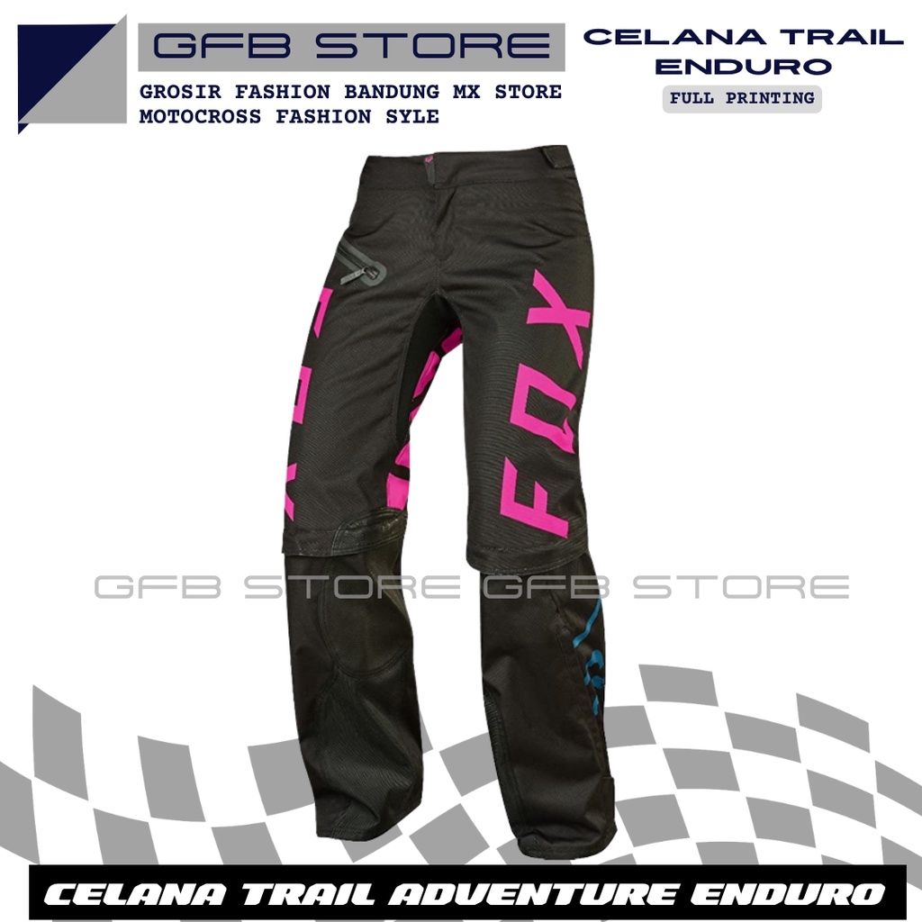 Celana Trail Enduro Motocross Adventure Gas track lingkar besar