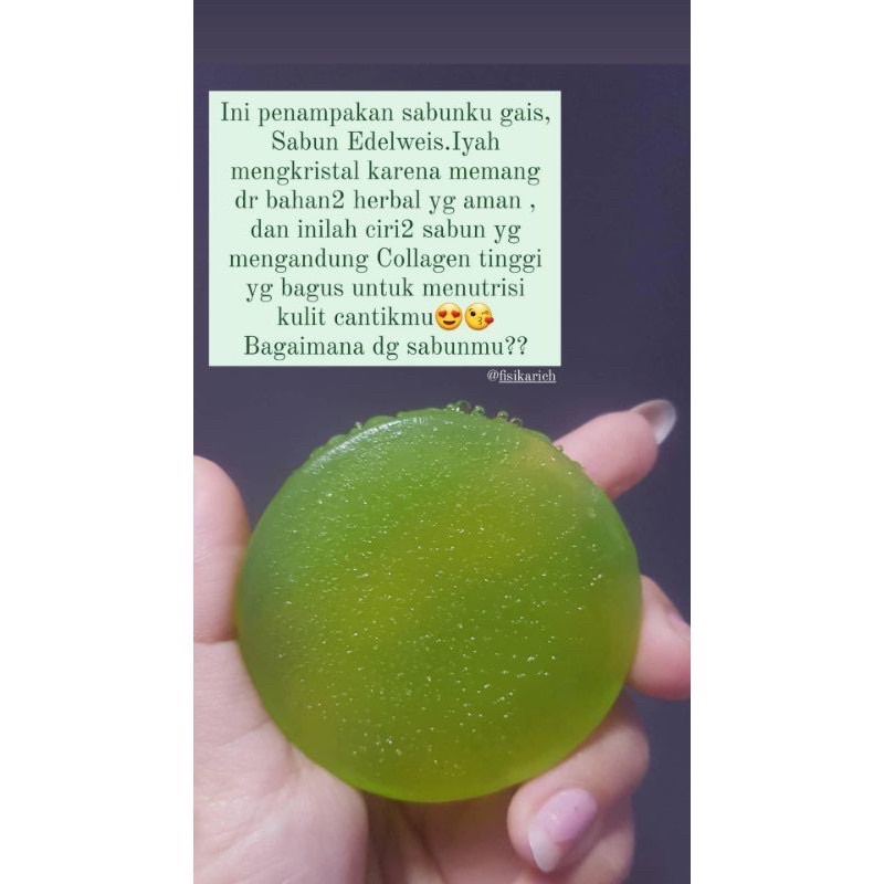sabun edelweis