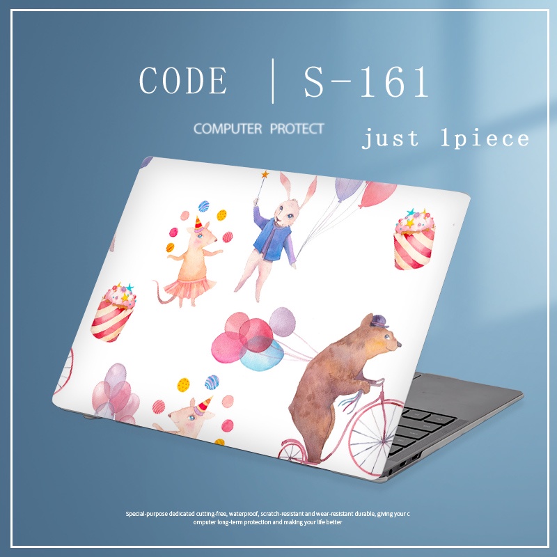 1pc Universal Custom Stiker Laptop Motif Doraemon Decal Untuk Huawei MateBook MagicBook X MateBook E Go 12 13 14 15.6 Inci Netebook Pelindung Kulit Cover Case LGBT Pride Skins