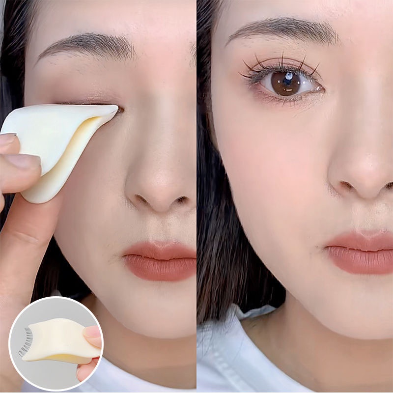 1 Pc Alat Penjepit Bulu Mata Palsu Bahan Plastik Untuk Makeup Wanita