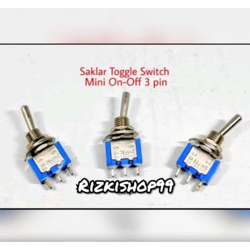 saklar toggle 3 pin on off 10pcs