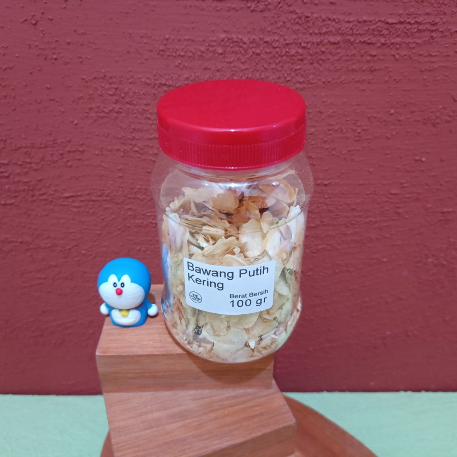 

Bawang Putih Kering 100 gram Iris / Dried Garlic Flakes Dehydrated Slices / Rempah / Bumbu Masak / Spices