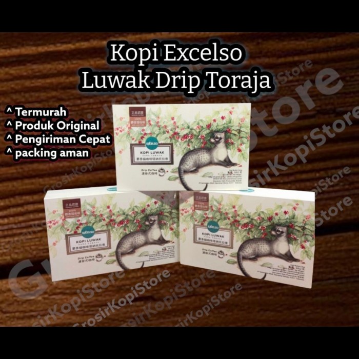 

EXCELSO KOPI LUWAK TORAJA DRIP ( 10SCH X 10GR )