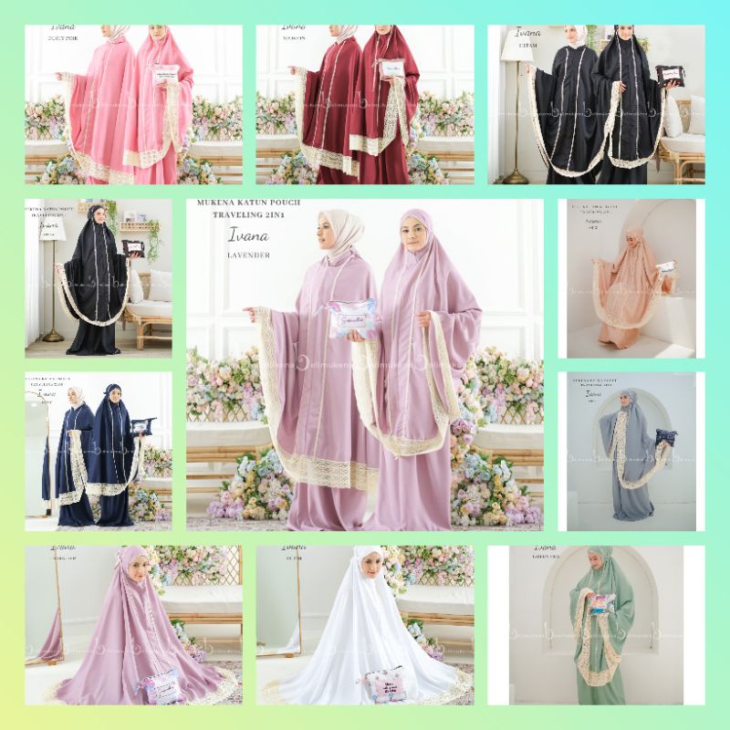 Mukena Travelling Katun Mikro Renda