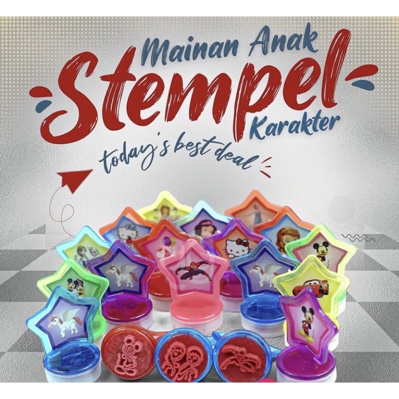 

Mainan Stempel Anak Gambar Karakter Lucu Sudah SNI