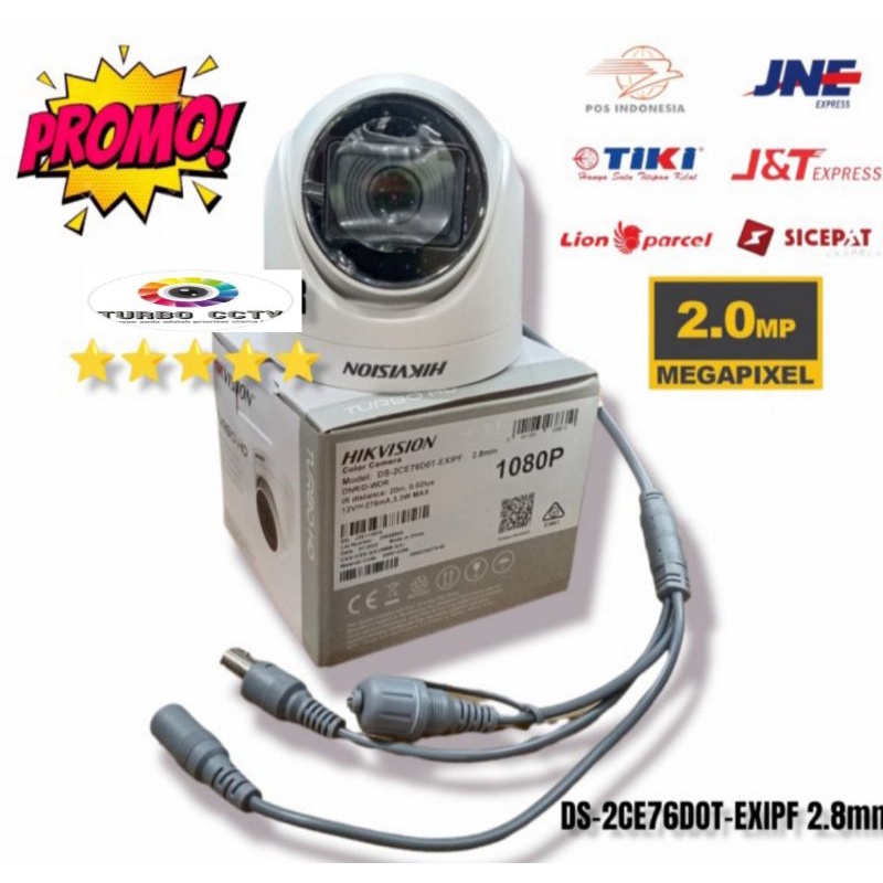 Camera Cctv indoor Hikvision DS-2CE76DOT-EXIPF 2MP 1080p FULL HD