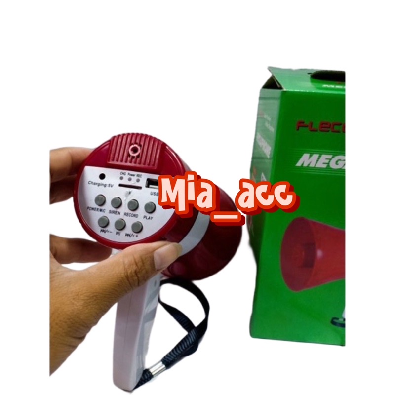 Toa Megaphone FLECO YC-130RU / Pengeras Suara Fleco YC-130RU Fitur Tombol USB Memori Card