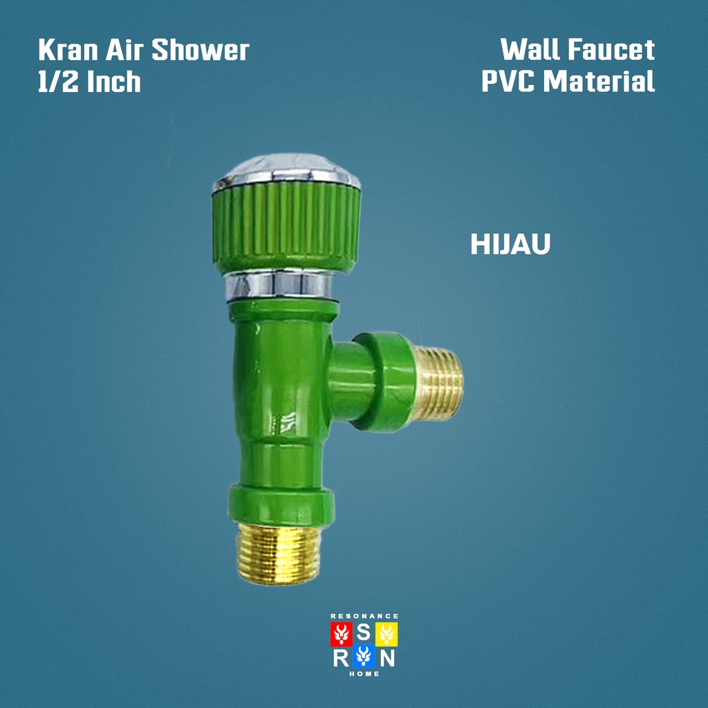 Keran Air Shower Cabang PVC Drat 1/2 Inch / Resonance Home