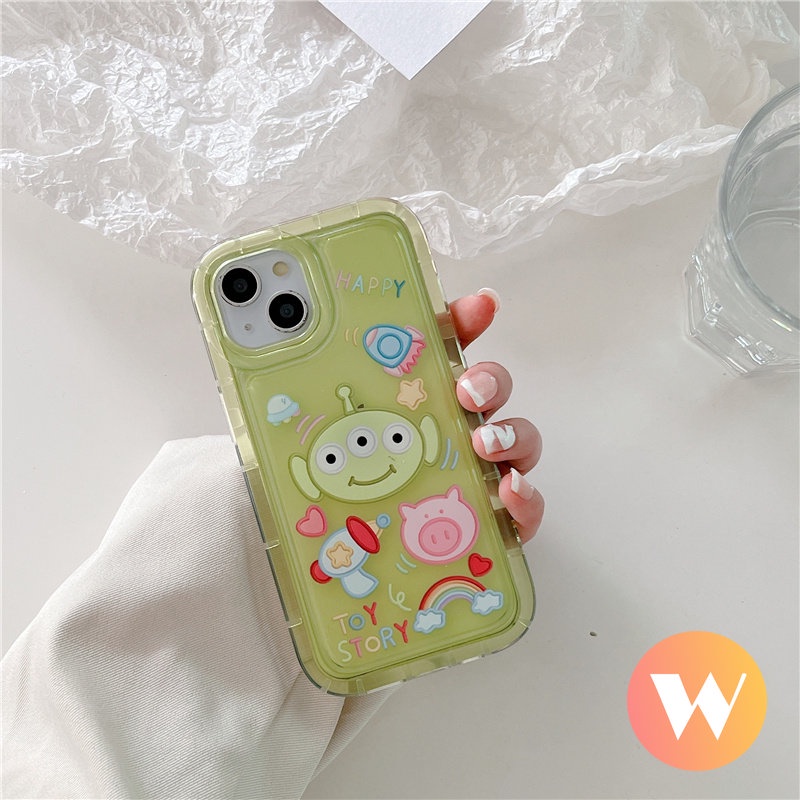 Soft Case Tpu Transparan Motif Kartun Toy Story Untuk iPhone 7Plus 11 13 12 14 Pro Max 6Plus 8Plus X XR XS Max