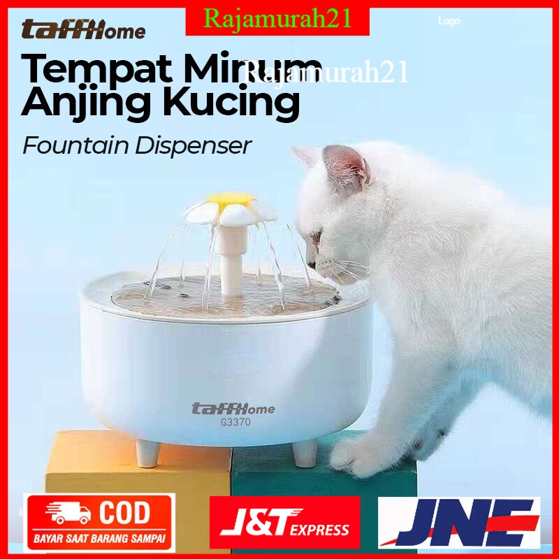 TaffHOME FEIDASH Tempat Minum Anjing Kucing Fountain Dispenser - White - 7CHX8ZWH