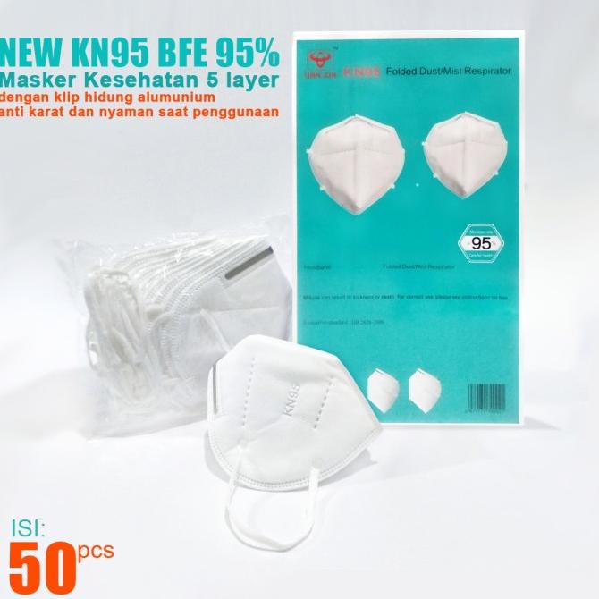 Disposable mask KN95 50pcs/box Masker KN95 5ply Masker KN 95 Mask N95 t-healthylifeoffi Ayo Beli
