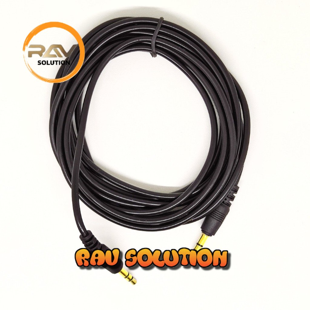 KABEL AUDIO JACK 3.5 PANJANG 3M GOLD PLATED / KABEL AUX 3 METER